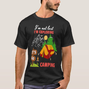 Camiseta Não estou perdido, estou explorando o Vamos ir aca