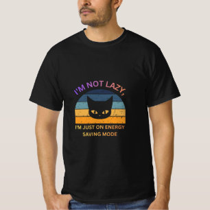 Camiseta Não Estou Preguiçoso Estou No Modo Economia De Ene