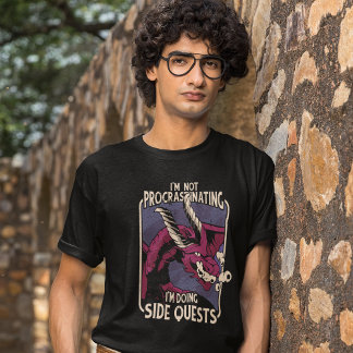 Camiseta Não estou procrastinando