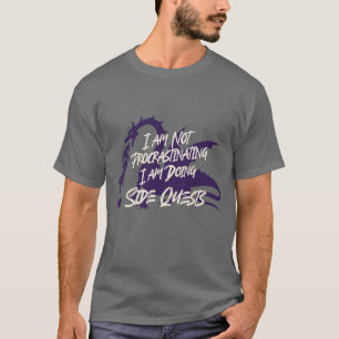 Camiseta Não estou procrastinando, estou fazendo buscas lat