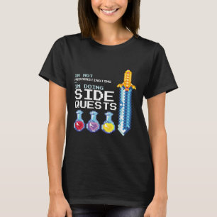 Camiseta Não estou procrastinando, estou fazendo momg de bu