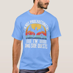 Camiseta Não estou procrastinando, estou fazendo Side Quest