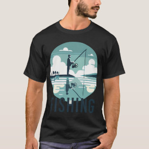 Camiseta Não Estou Relaxado, Estou Pescando
