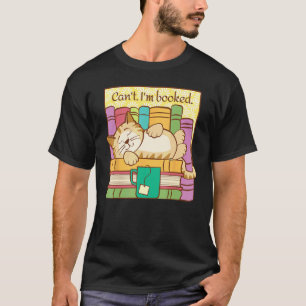 Camiseta Não Estou Reservada  Gato Adormecido