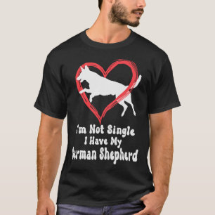 Camiseta Não Estou Solteira Tenho Meu Gráfico de Pastor Ale