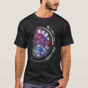 Camiseta Não Eu Não Só Clique Em Um Botão Câmera Fotografi