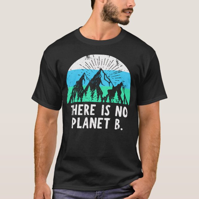 Camiseta Não Existe Planeta B - Retro (Frente)