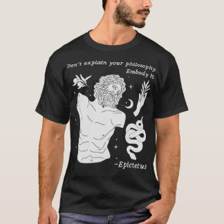 Camiseta Não explique sua filosofia corporativa de ti estoq