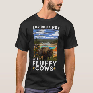 Camiseta Não Faça Carinho Nos Bisões Do Parque Nacional De