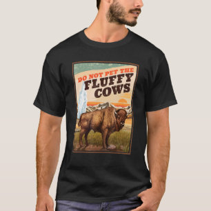 Camiseta Não Faça Carinho Nos Bisontes Bufalinhos 2