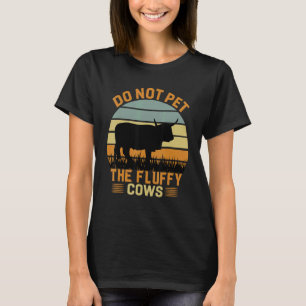 Camiseta Não Faça Carinho Nos Búfalos Fofos Bison_3