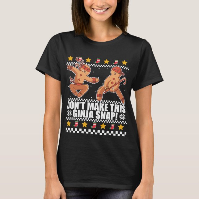 Camiseta Não faça com que este Ginger Snap Redhead seja um  (Frente)