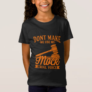 Camiseta Não Faça Com Que O Advogado Use A Minha Voz De A