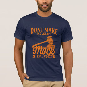 Camiseta Não Faça Com Que O Advogado Use A Minha Voz De A