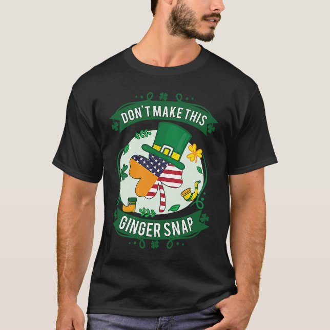 Camiseta Não faça esse estalo Ginger (Frente)