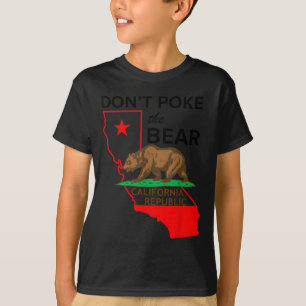 Camiseta Não faça o Design do Urso da Califórnia