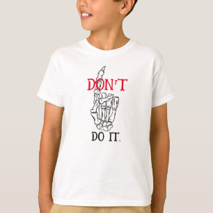 Camiseta NÃO FAÇA T-Shirt do Rapaz