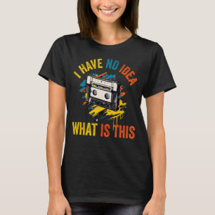 Camiseta Não faço ideia do que é engraçado 80 anos 70 anos