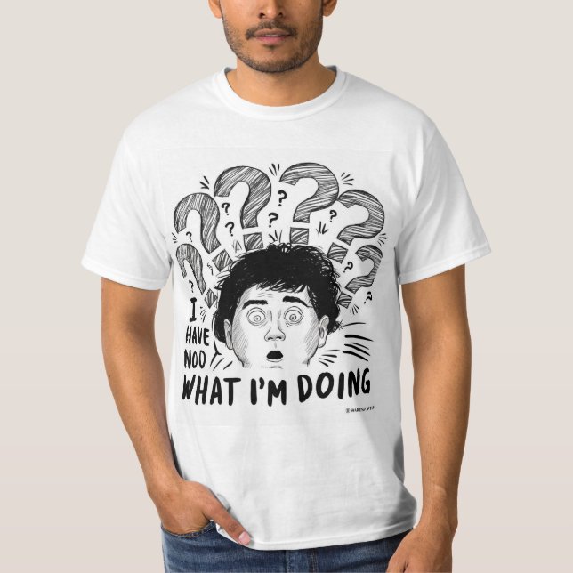 Camiseta Não faço ideia do que estou fazendo (Frente)