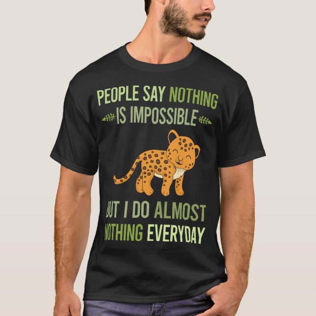 Camiseta Não faço nada de Jaguar 17 (Frente)