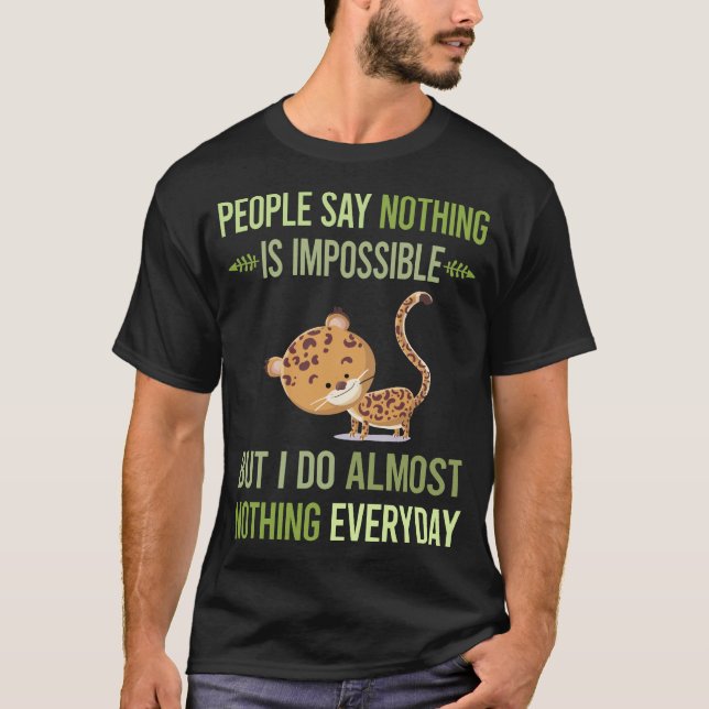 Camiseta Não faço nada de Jaguar 31 (Frente)