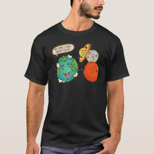 Camiseta Não falamos sobre o gráfico do espaço Plutão