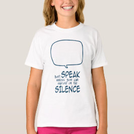 Camiseta Não Fale