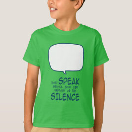 Camiseta Não Fale
