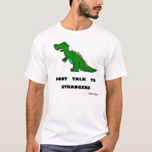 Camiseta Não fale aos desconhecido