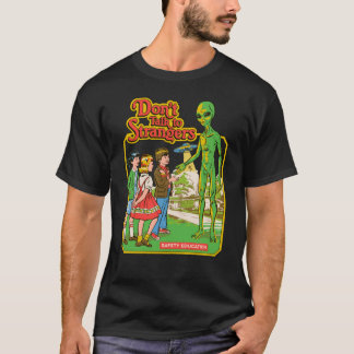 Camiseta Não fale com estranhos clássicos da T-Shirt
