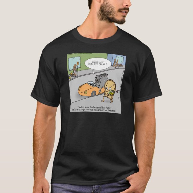 Camiseta Não Fale com Estranhos Engraçado (Frente)