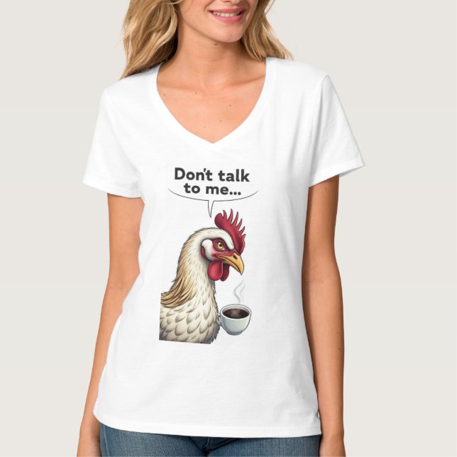 CAMISETA NÃO FALE COMIGO... (Frente)