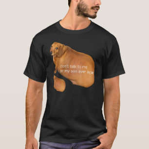 Camiseta Não fale comigo ou com meu filho nunca mais, Cacho