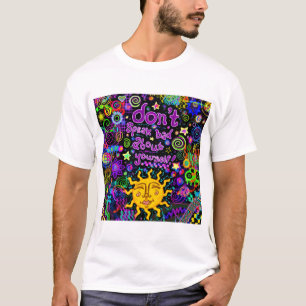 Camiseta Não Fale Mal de Si Mesmo Afirmação Positiva