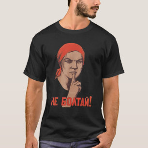 Camiseta Não fale não fale sobre a União Soviética URSS Rus