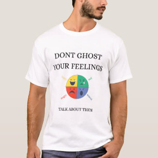 Camiseta não fantasma seus sentimentos T-Shirt