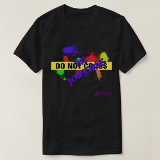 Camiseta Não fazem Cross/X o t-shirt preto dos homens dos