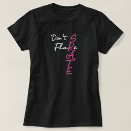 Camiseta Não Flake Skate T-Shirt