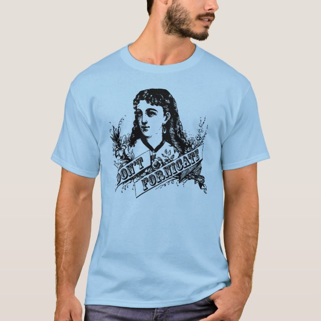 Camiseta Não fornicate (Frente)