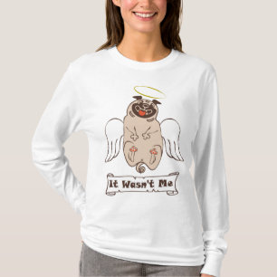 Camiseta Não fui eu, anjo vômito, citação engraçada "T-Shir
