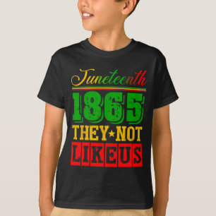 Camiseta Não gostam do orgulho da história negra do junetee