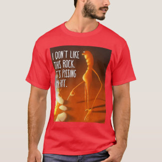 Camiseta Não Gosto Desta Rocha Marcus O Verme
