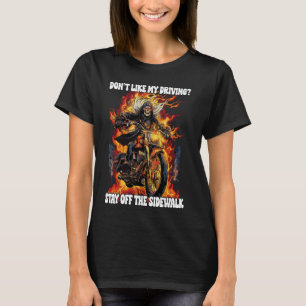 Camiseta Não gosto que a minha condução fique longe da coro