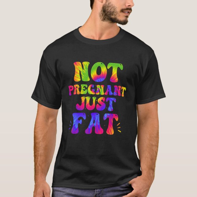 Camiseta Não Grávida Só Comendo Uma Boa Comida De Colo (Frente)