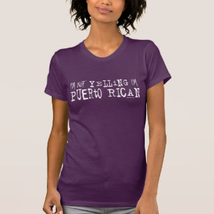 Camiseta Não Gritando em Porto Rico