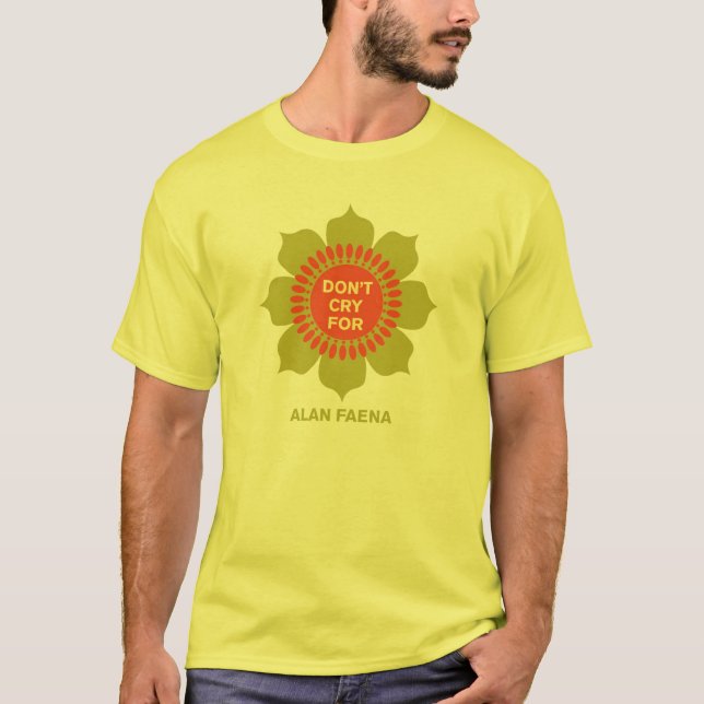 Camiseta Não grite para o t-shirt de Alan Faena (Frente)