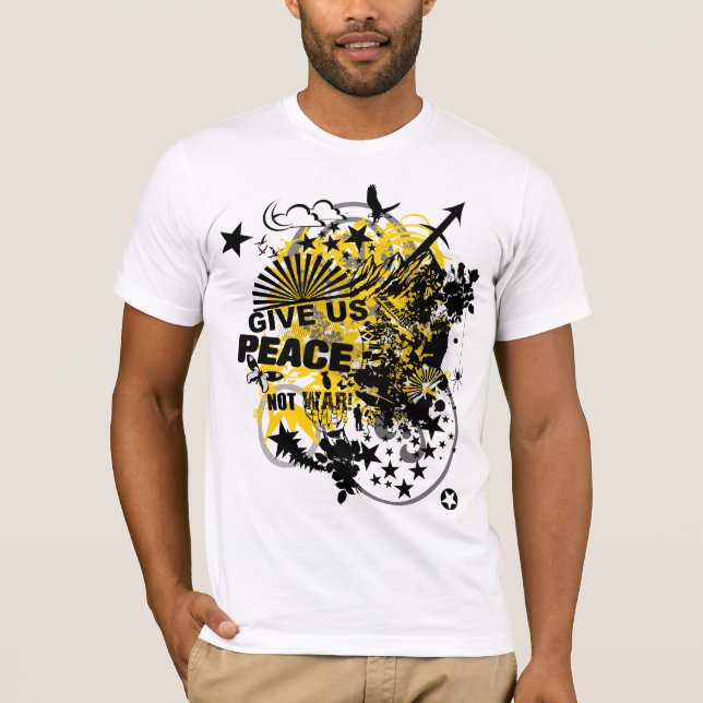 Camiseta Não guerra (Frente)