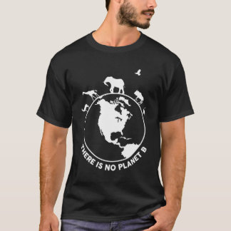 Camiseta Não Há Animais Selvagens Do Planeta B