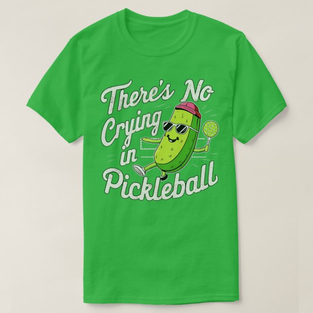 Camiseta Não Há Choro No Pickleball 2 (Frente do Design)