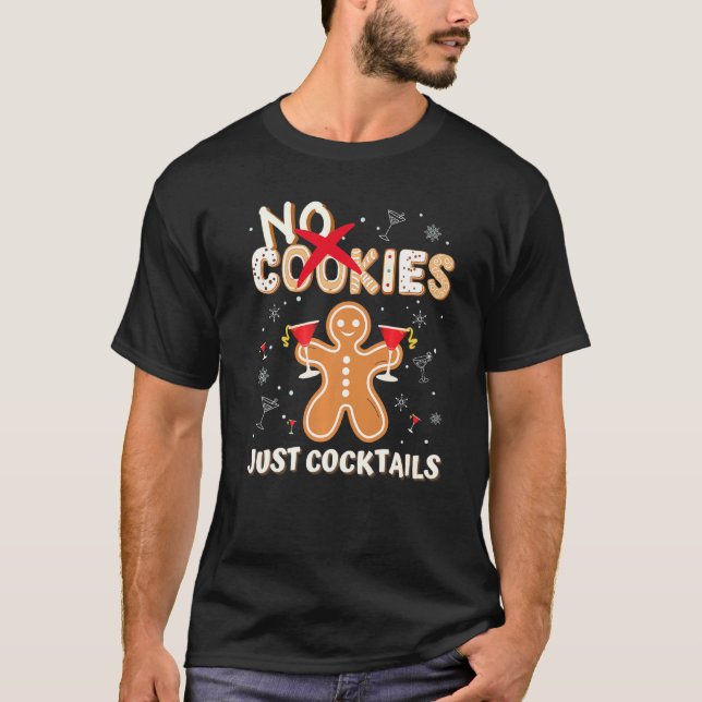 Camiseta Não Há Cooktails Apenas Cocktails Gingerpão Xma (Frente)